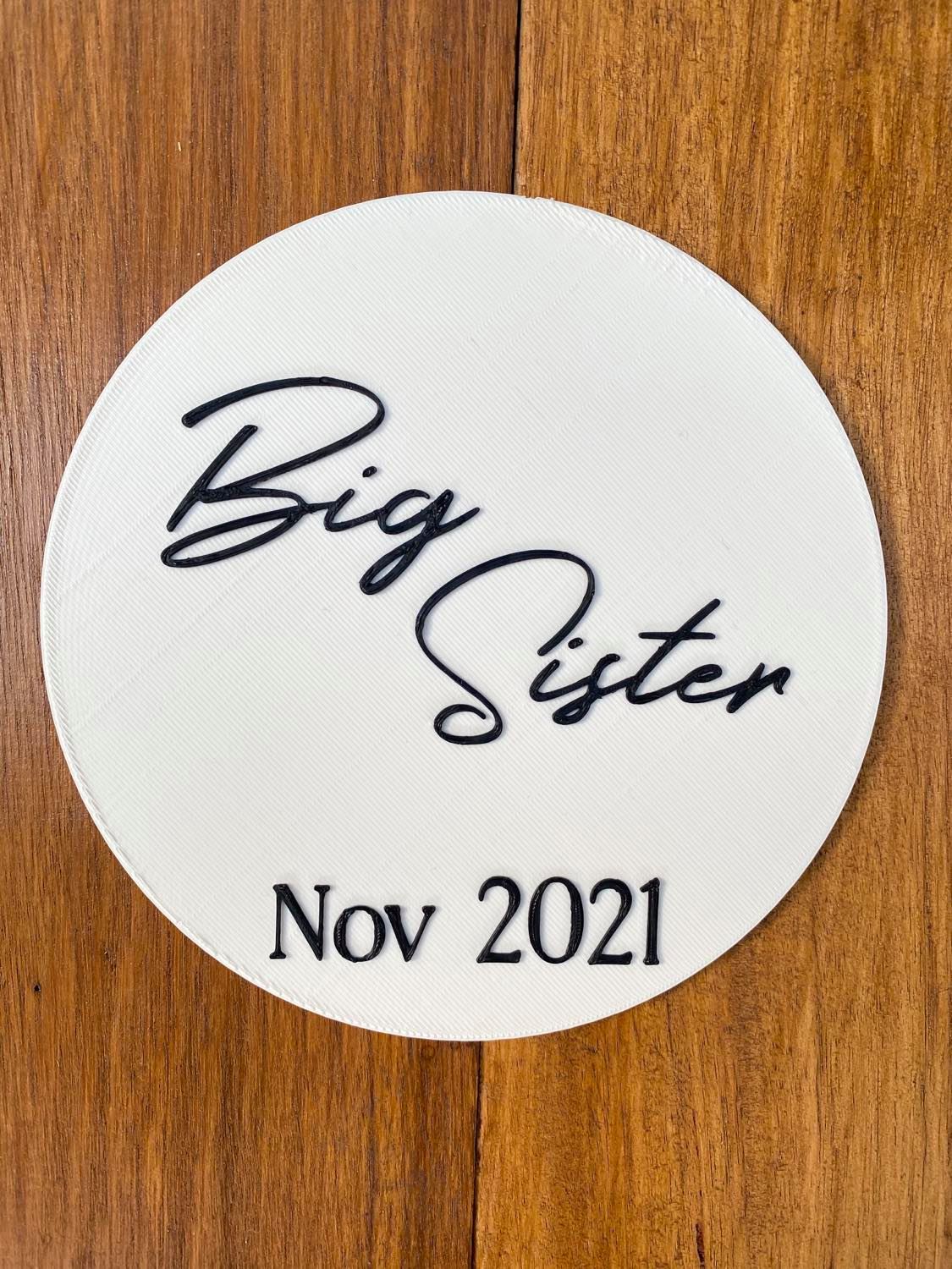 Big Sister Pregnancy Announcement