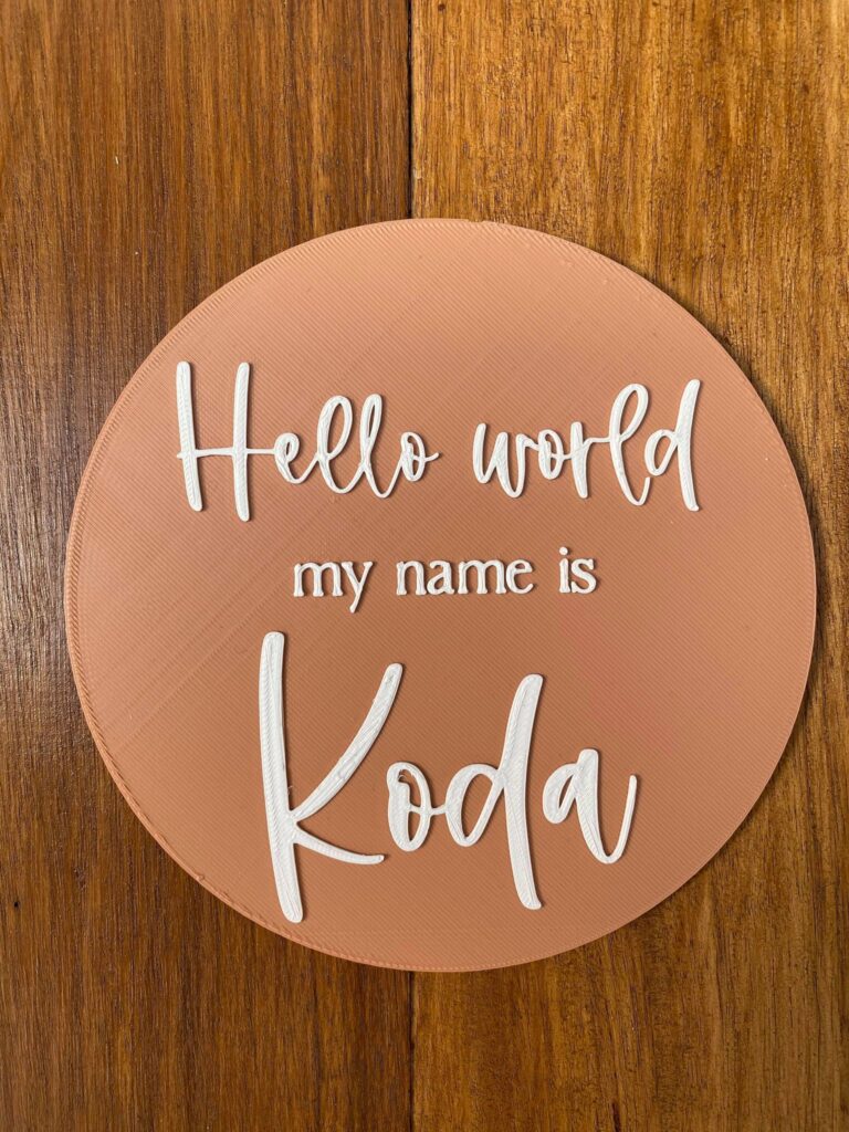 Hello world my name is