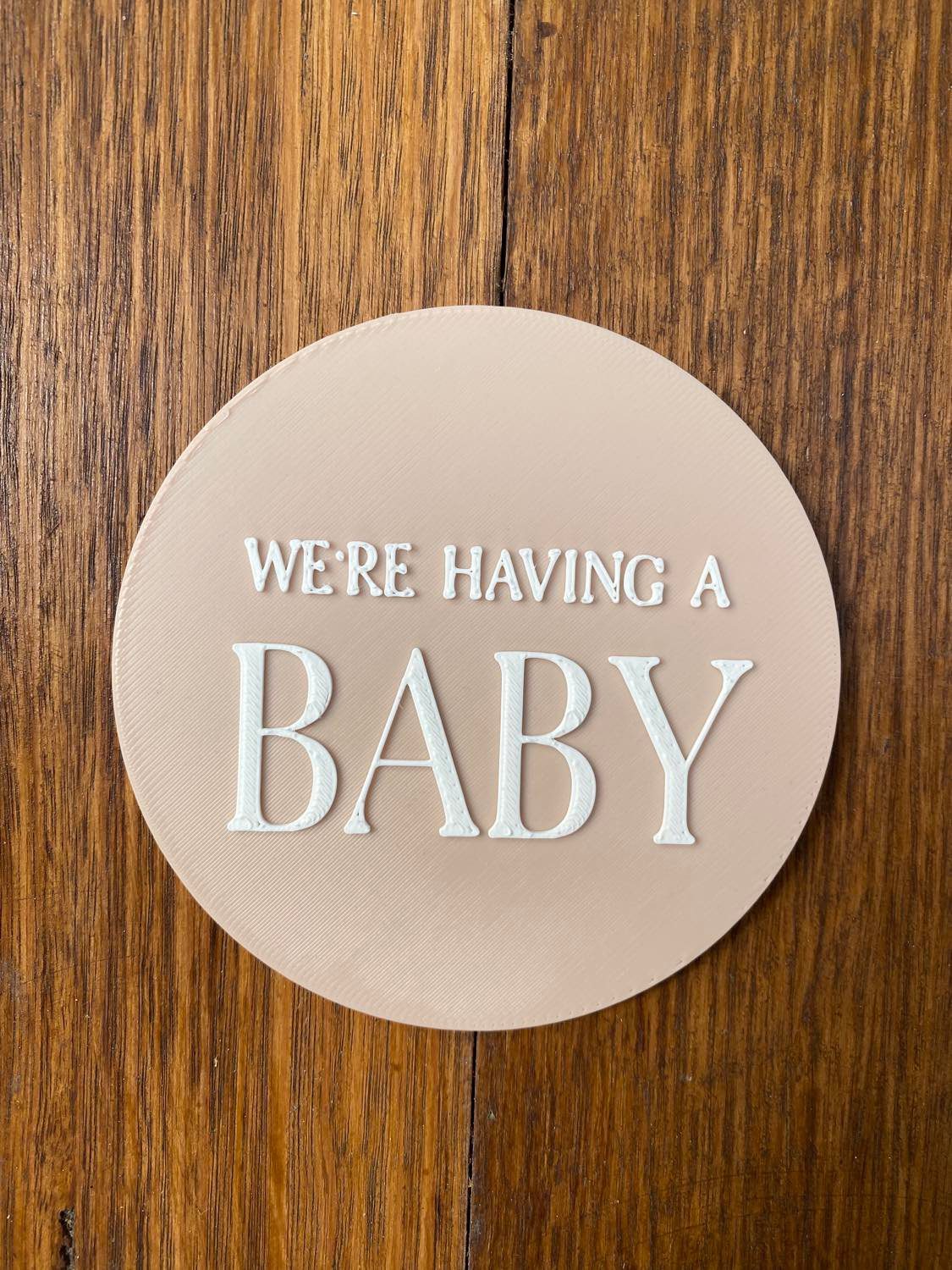 We're Having A Baby Plaque - Image 4