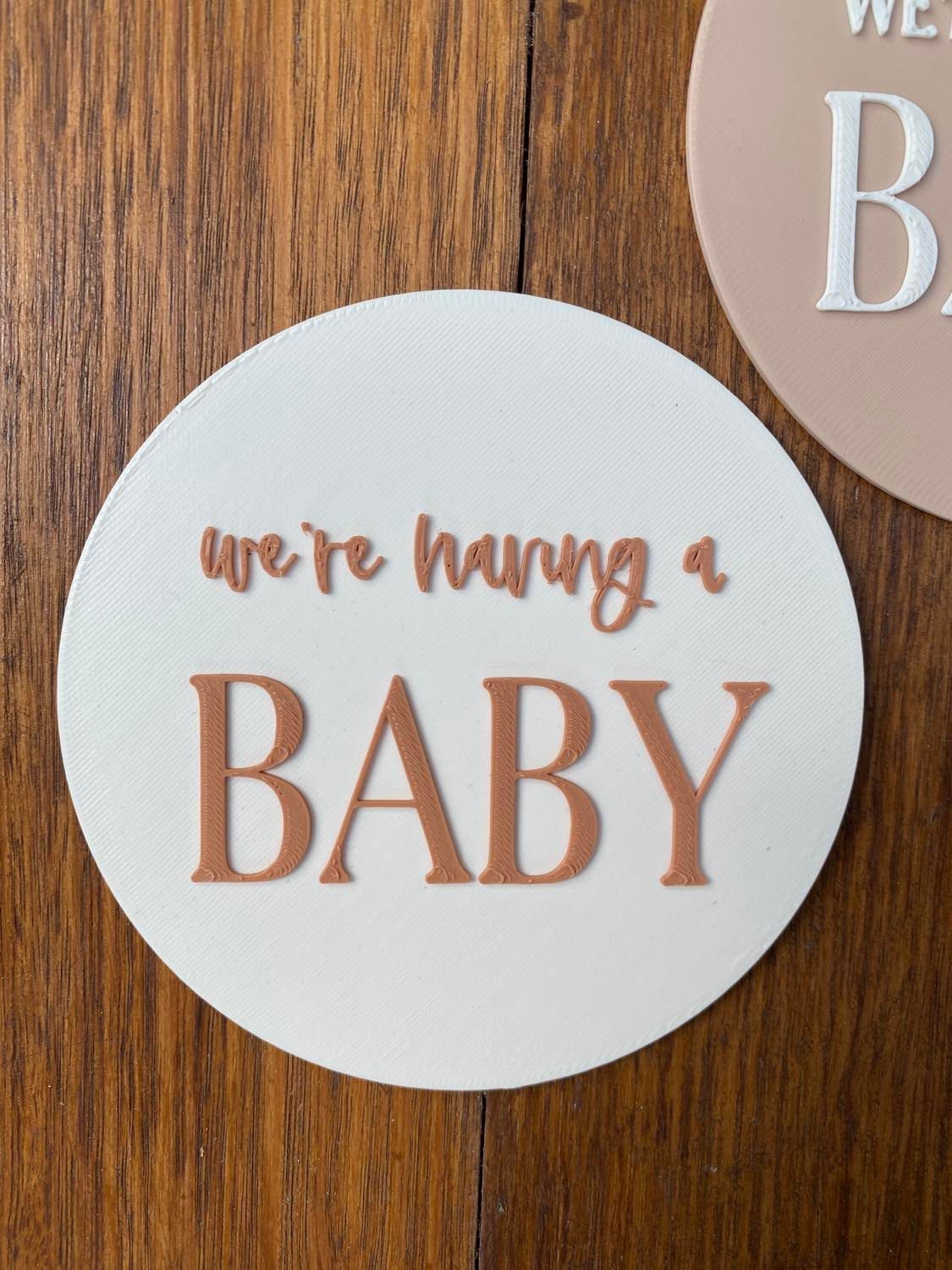 We're Having A Baby Plaque - Image 3
