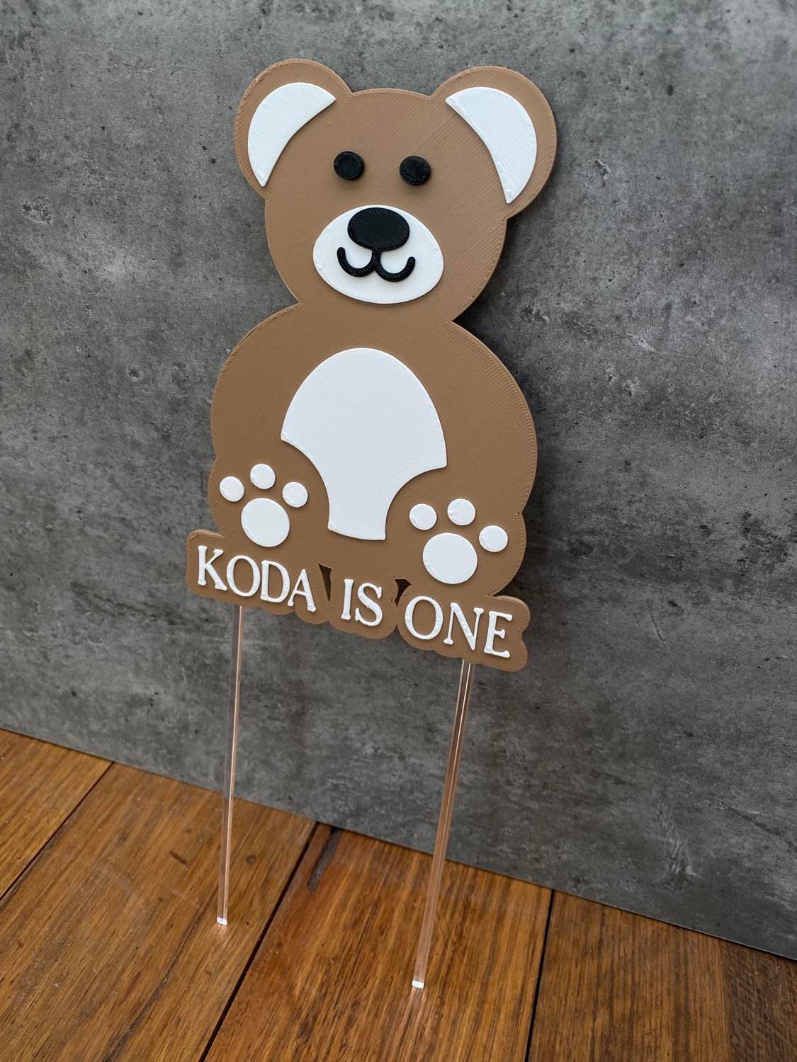 Teddy Bear Cake Topper - Image 3