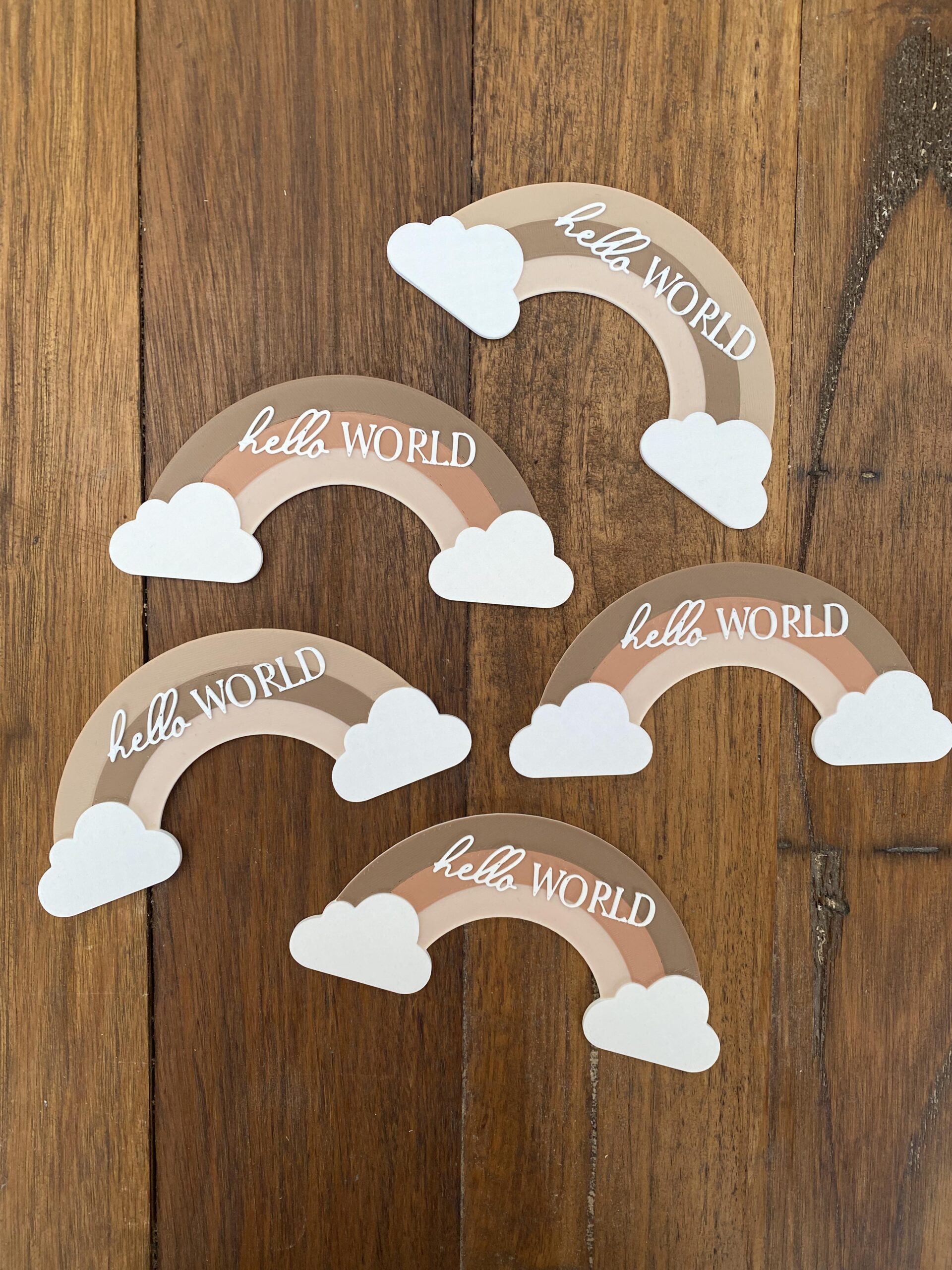 Hello World Rainbow Plaque - Image 11