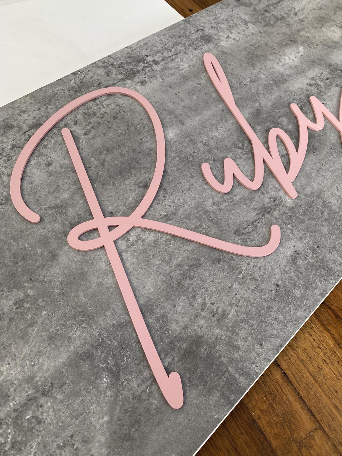 Large Name Wall Decal - Image 2