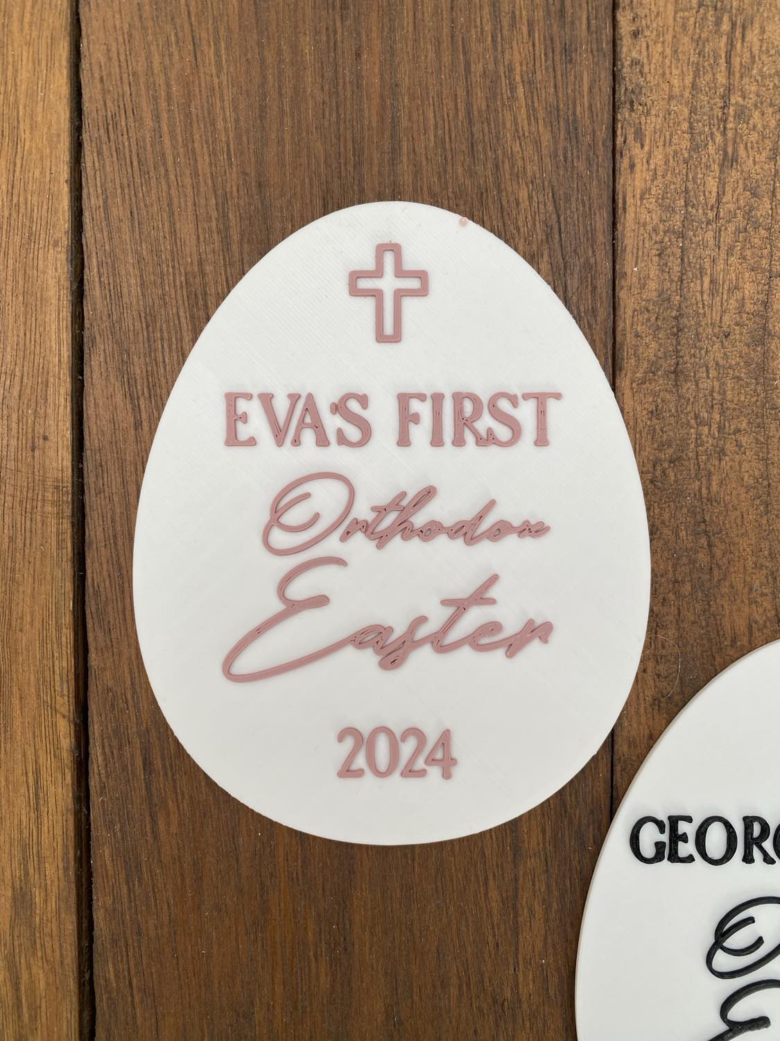 First Orthodox Easter Egg Plaque - Image 3