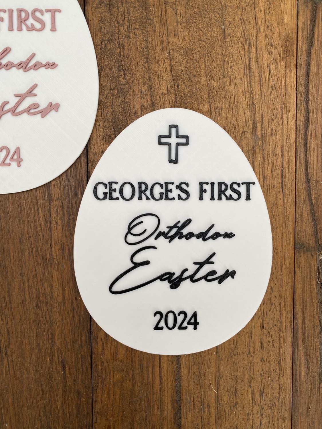First Orthodox Easter Egg Plaque - Image 2