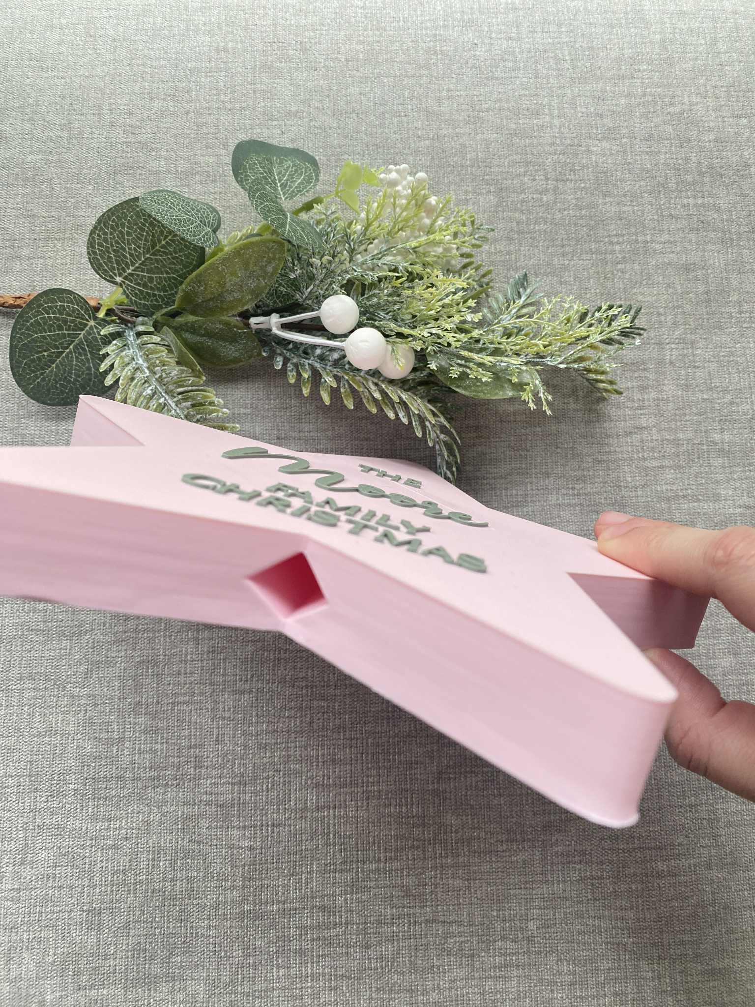 Personalised Christmas Tree Star - Image 2