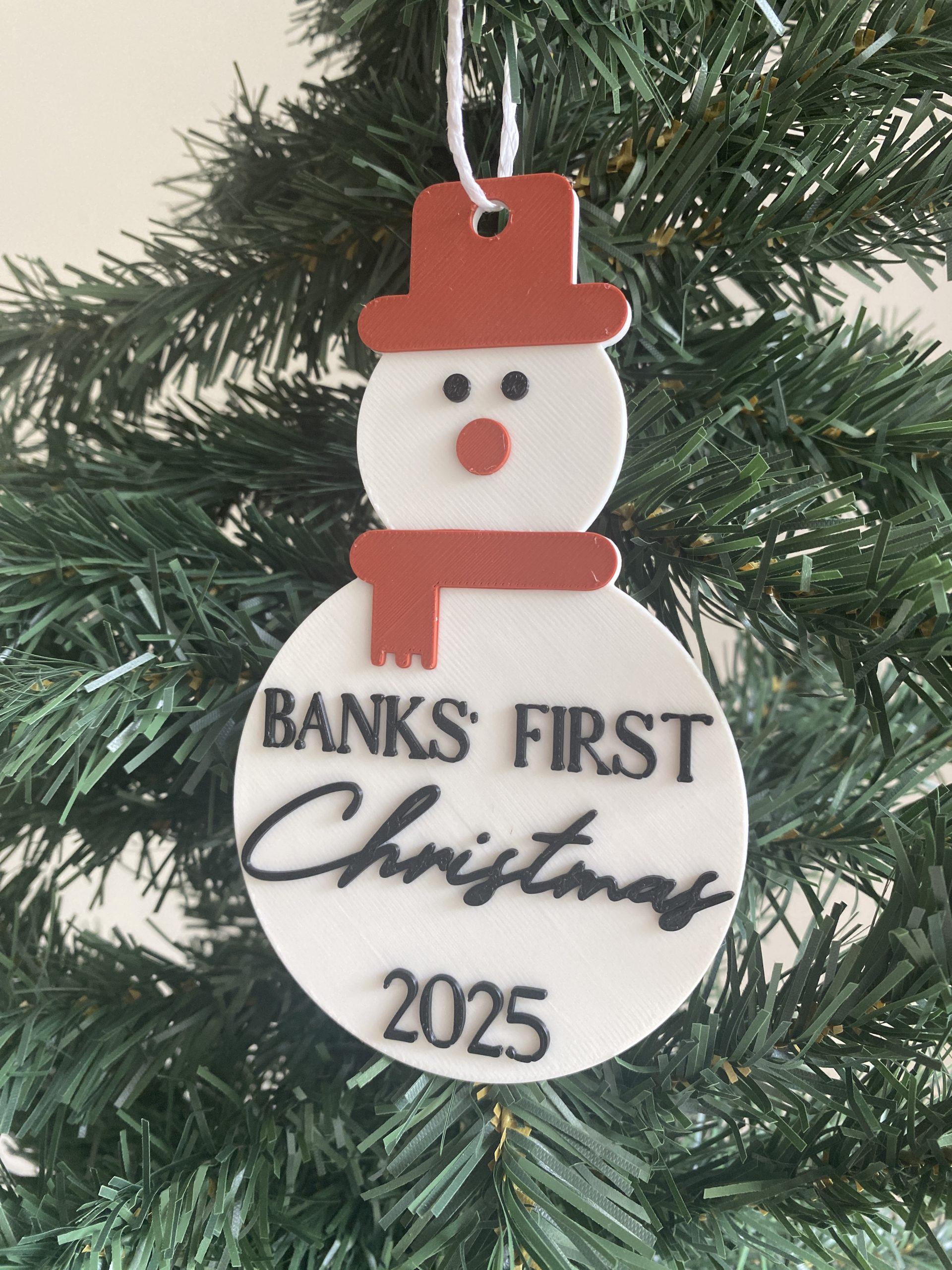 Snowman First Christmas Decoration - Image 2