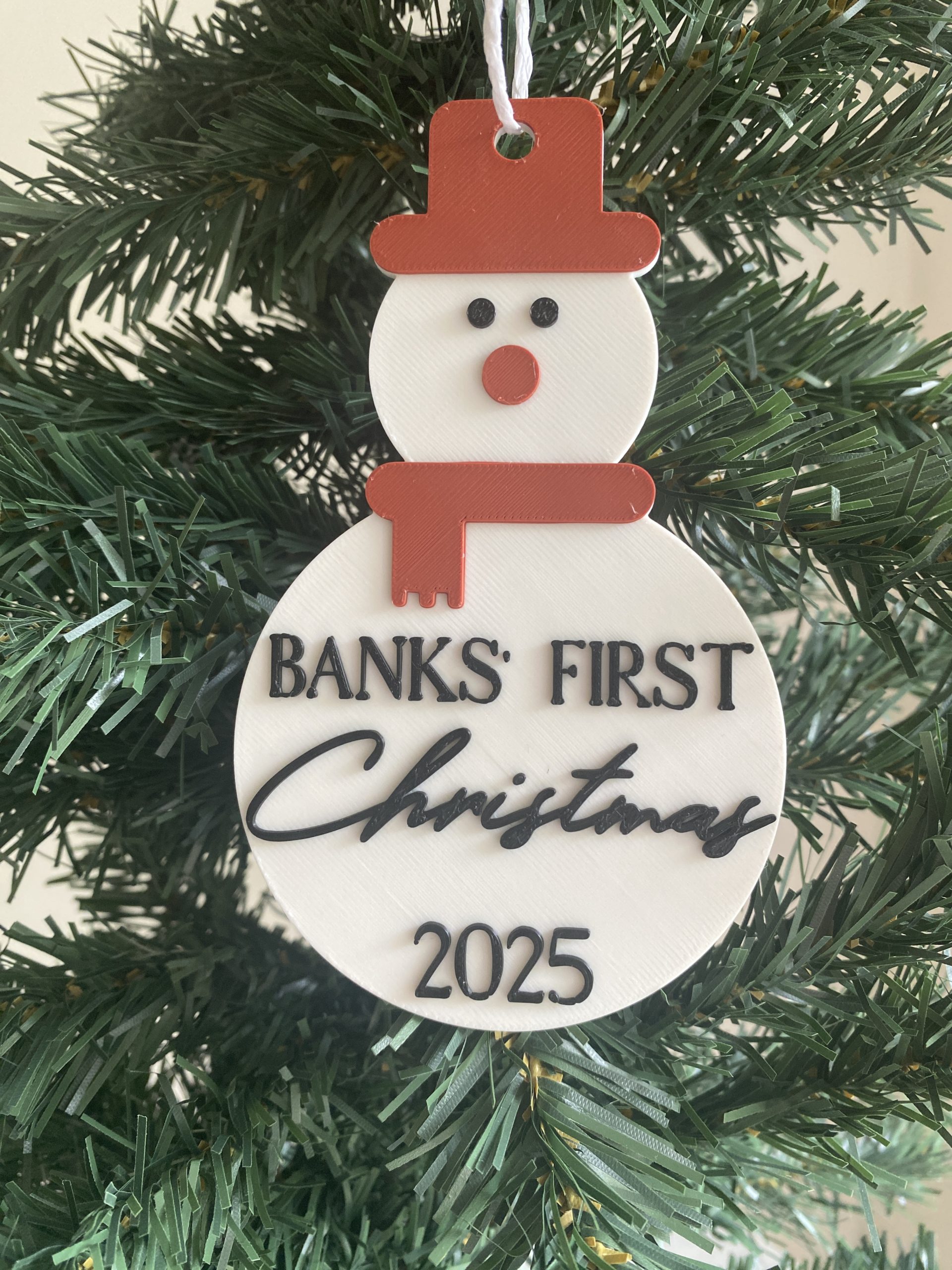 Snowman First Christmas Decoration - Image 4