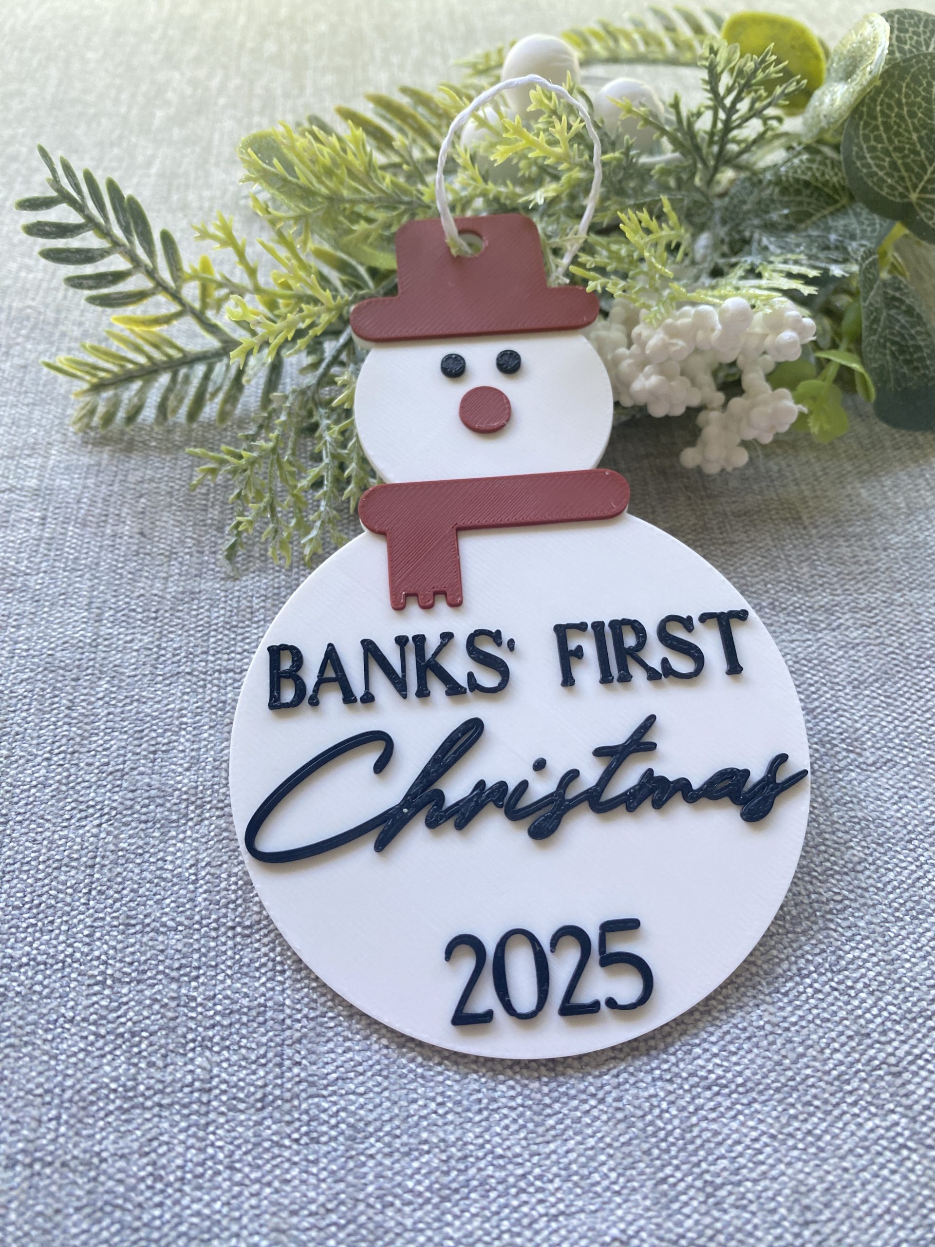 Snowman First Christmas Decoration - Image 3