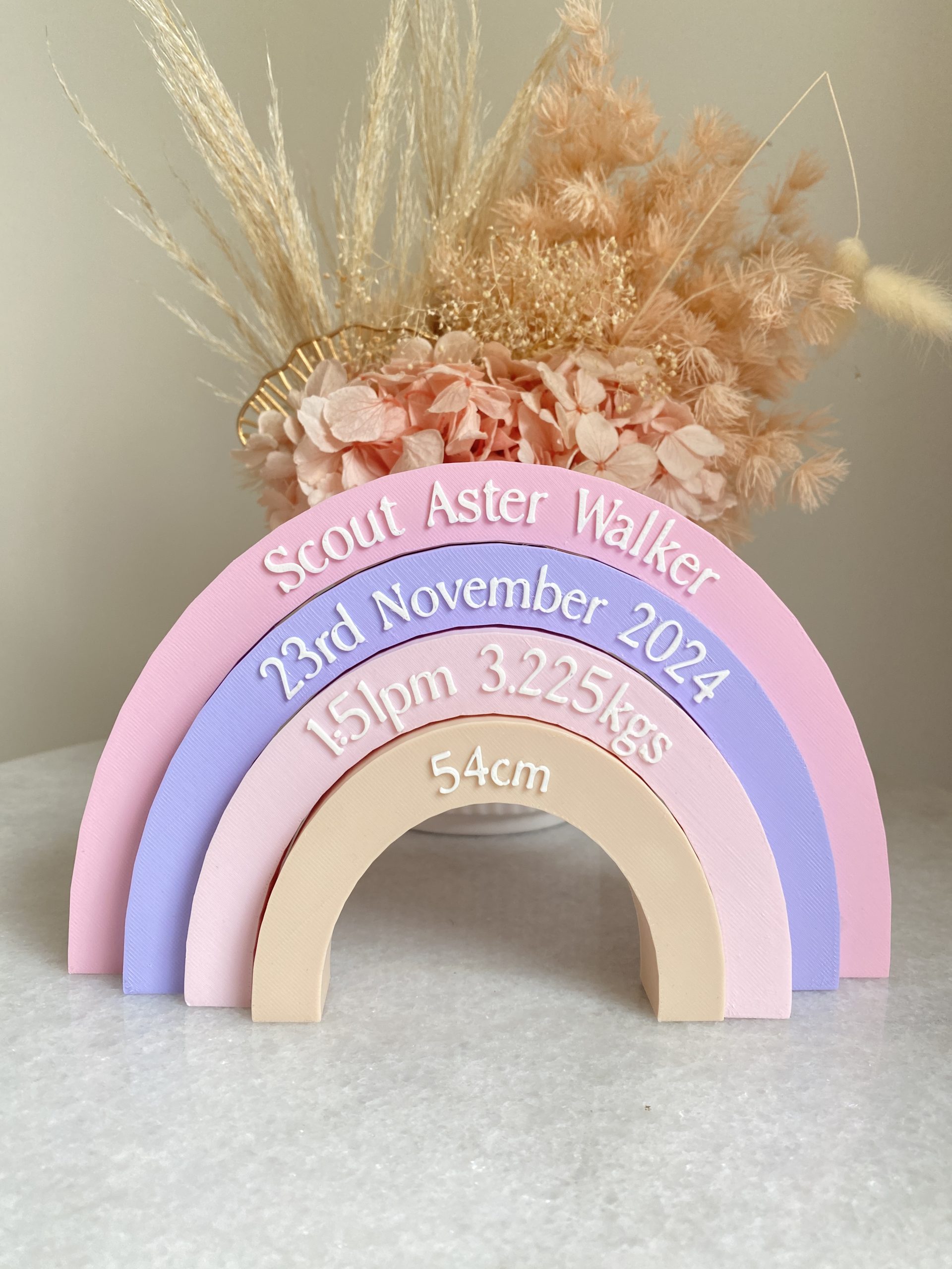 Customisable 3D Rainbow