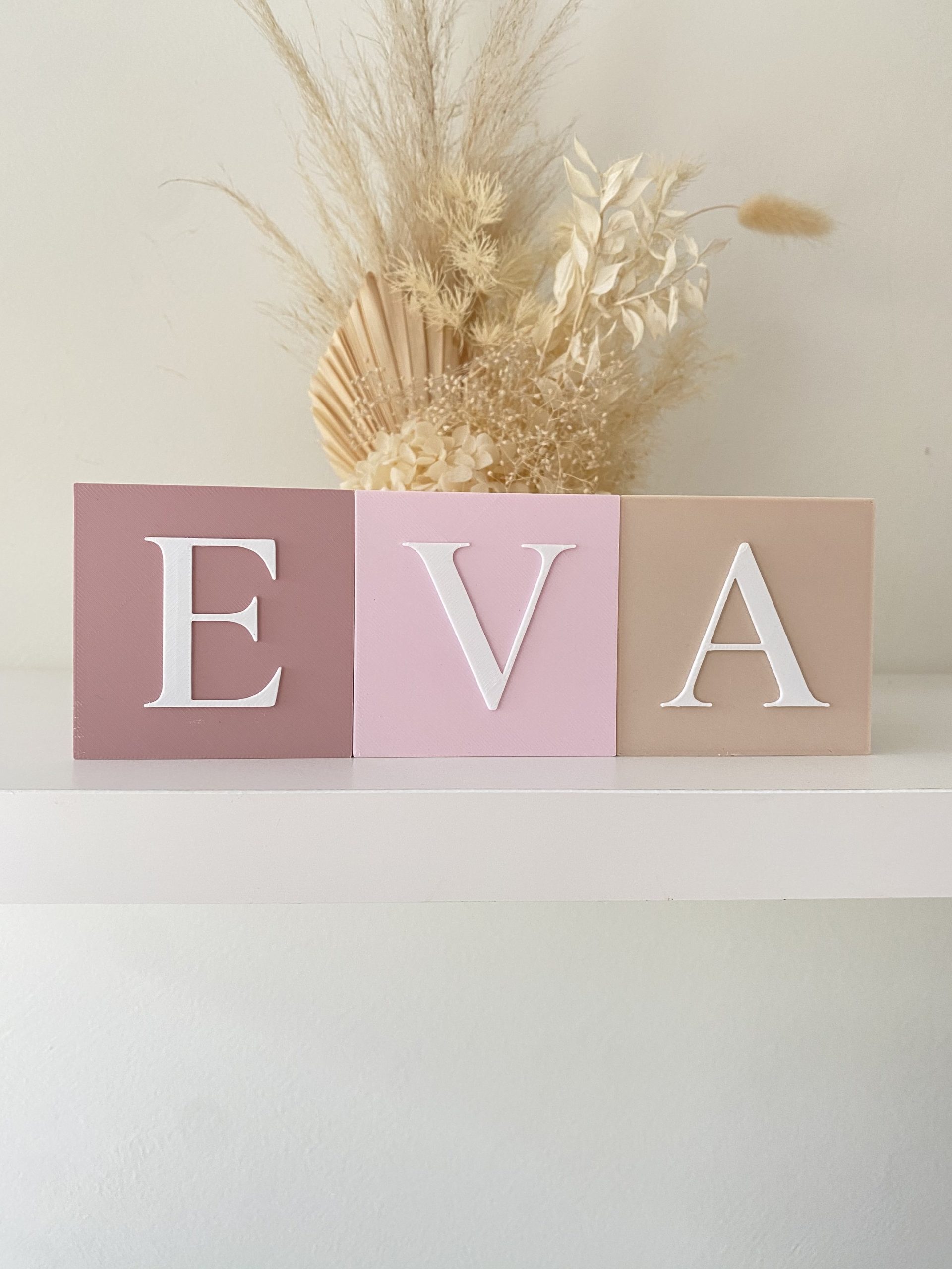 Pink Neutral Letter Blocks - Image 2