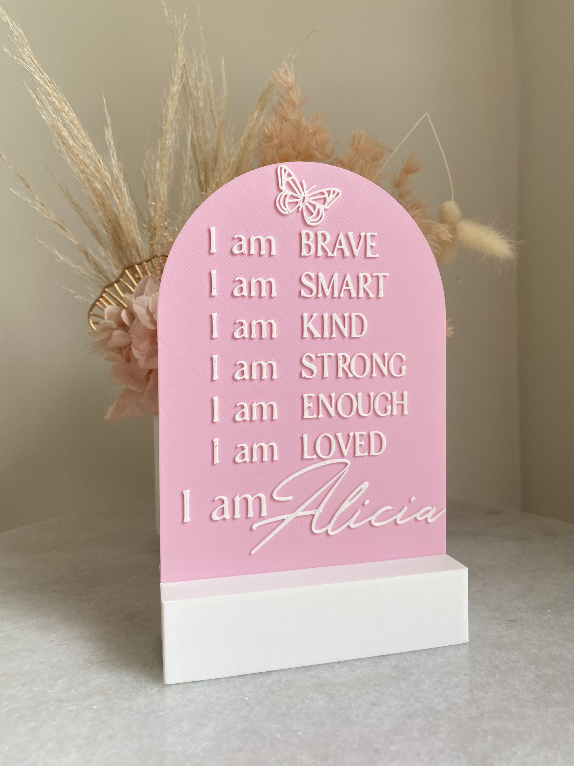 Baby Pink Affirmation Plaque - Image 2