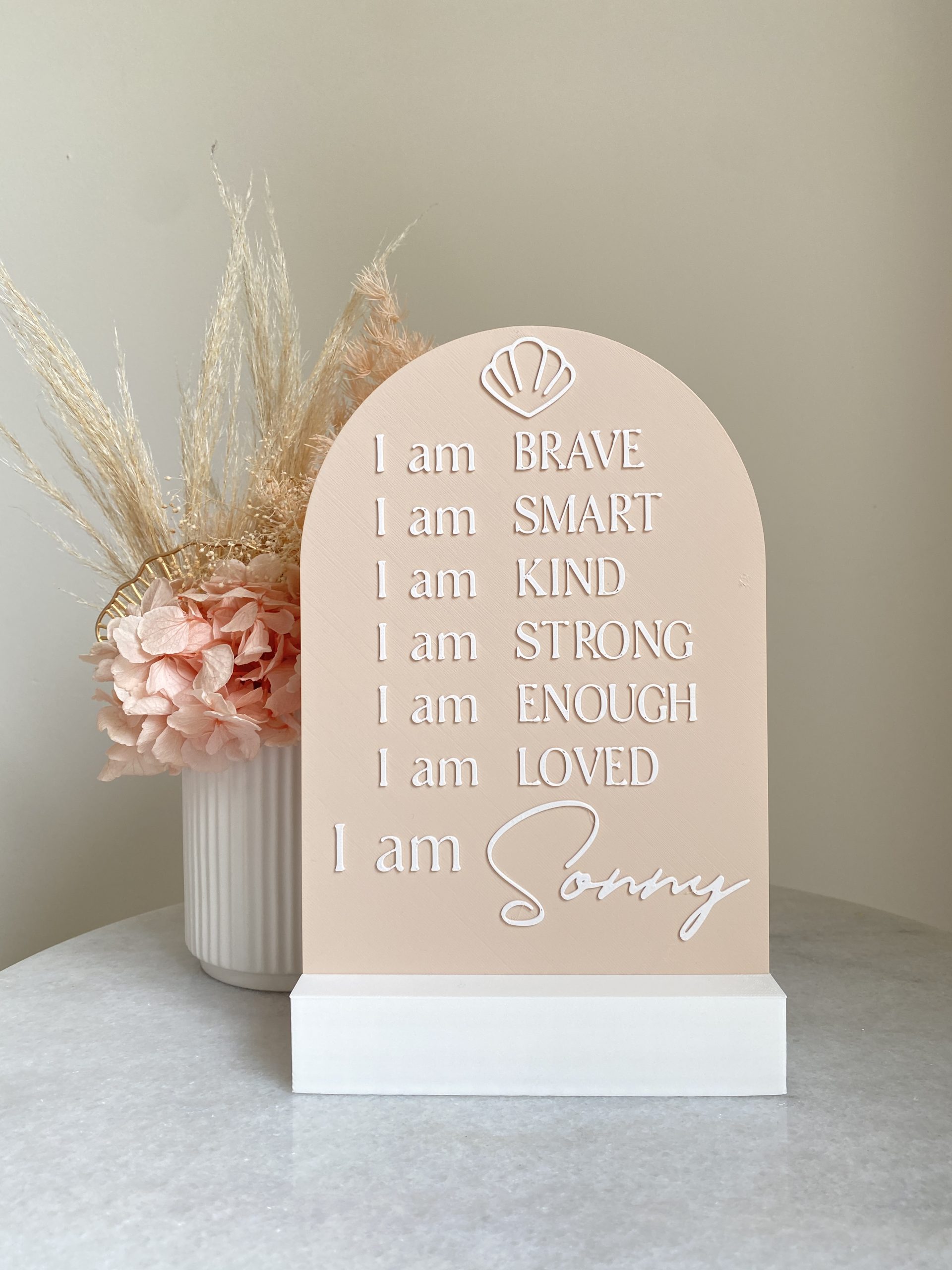 Beige Affirmation Plaque - Image 2
