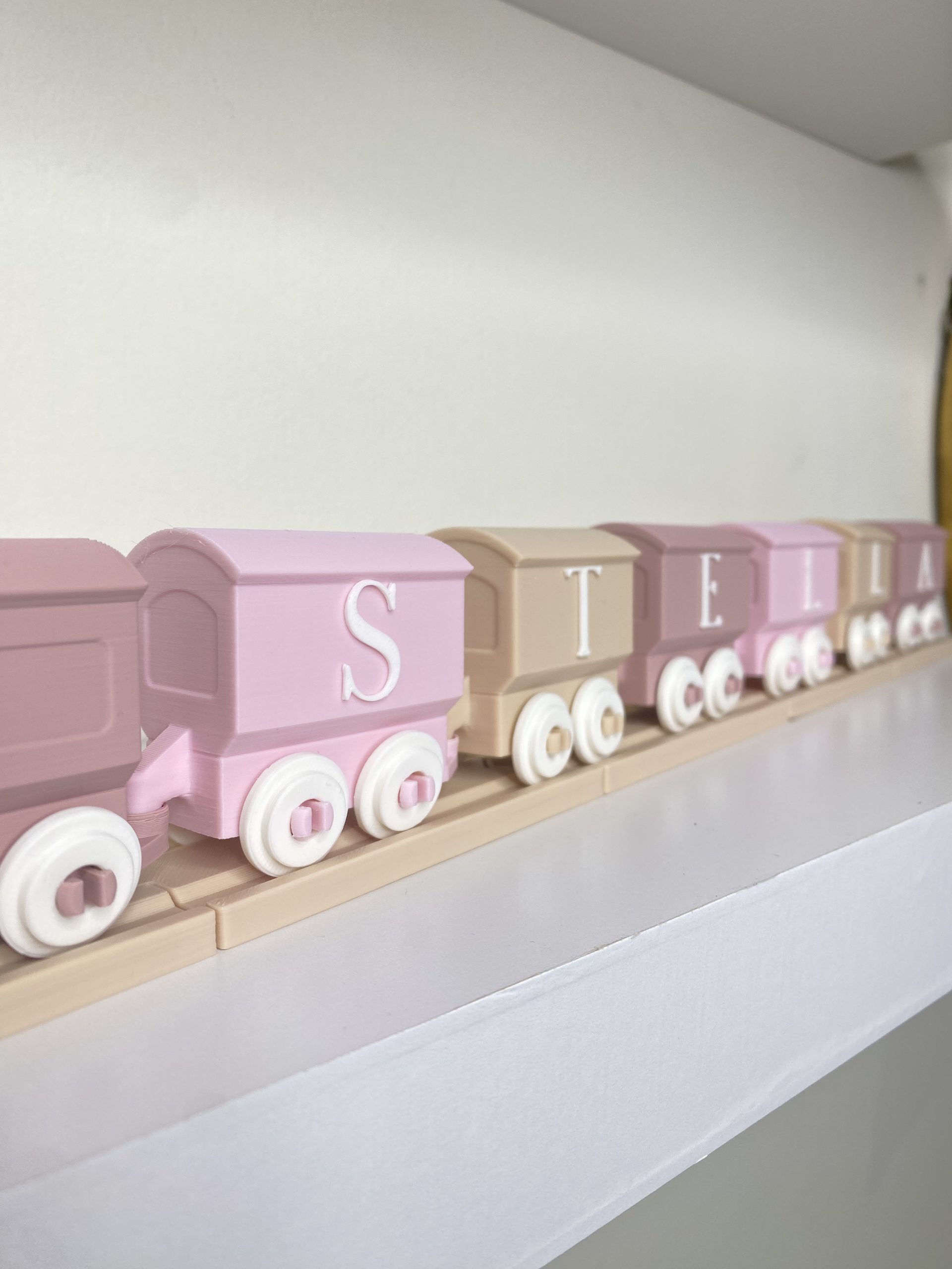 Pink Decorative Personalised Train - Image 2