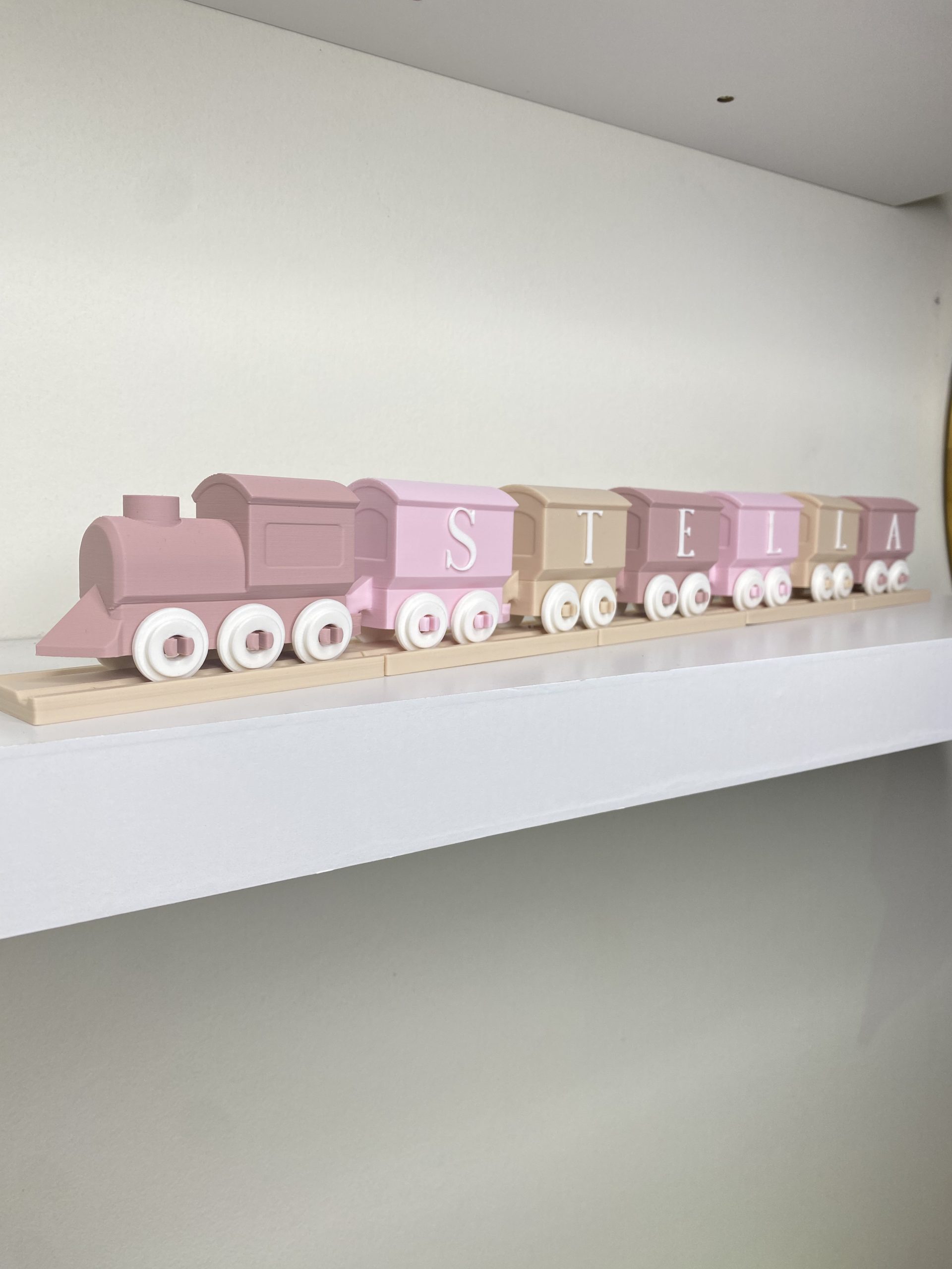 Pink Decorative Personalised Train